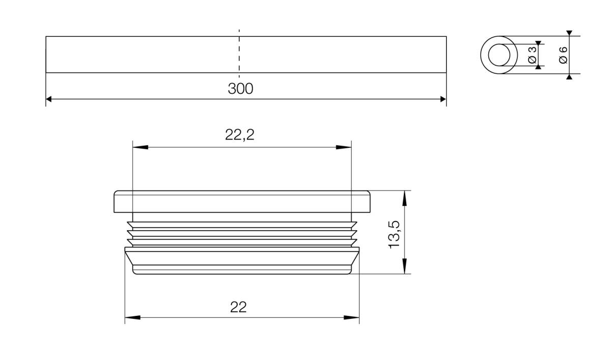 Alre-it Kapillarrohrdurchführung JZ-04