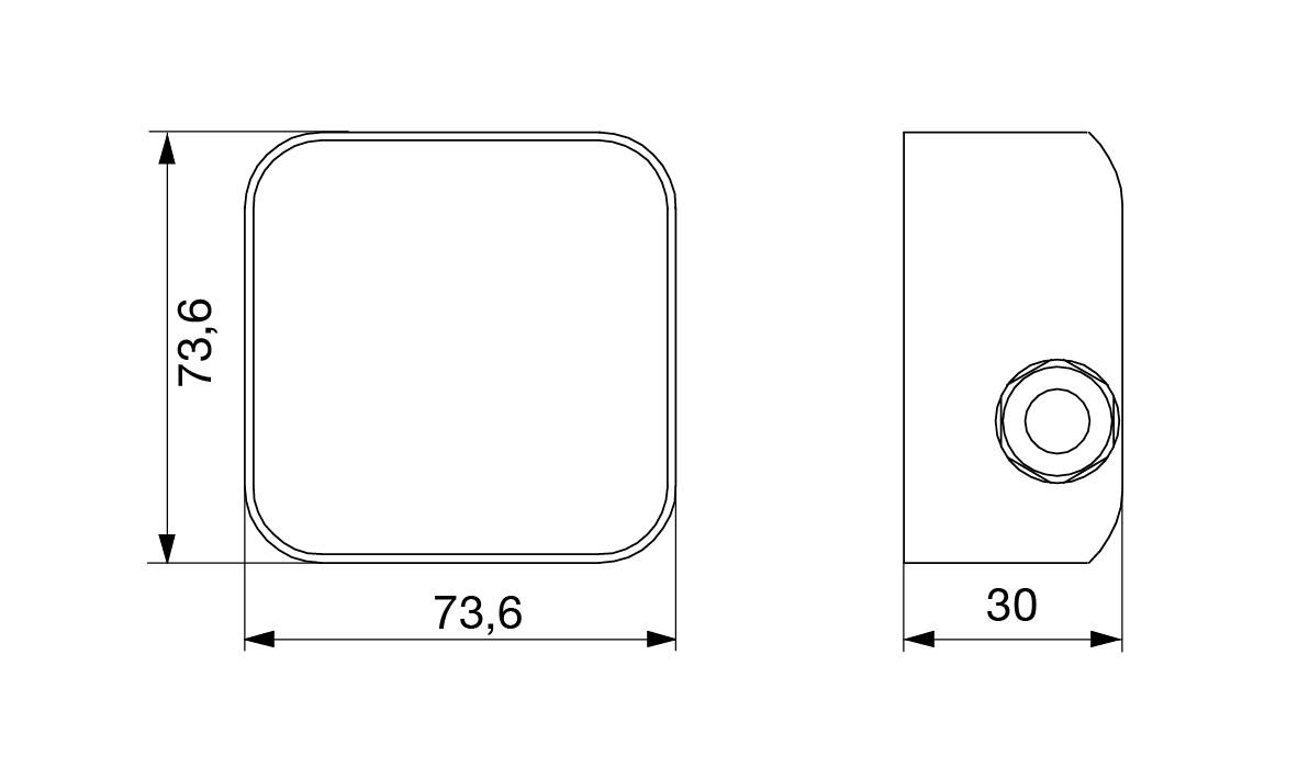 Alre-it Deckelset IP-65 JZ-28