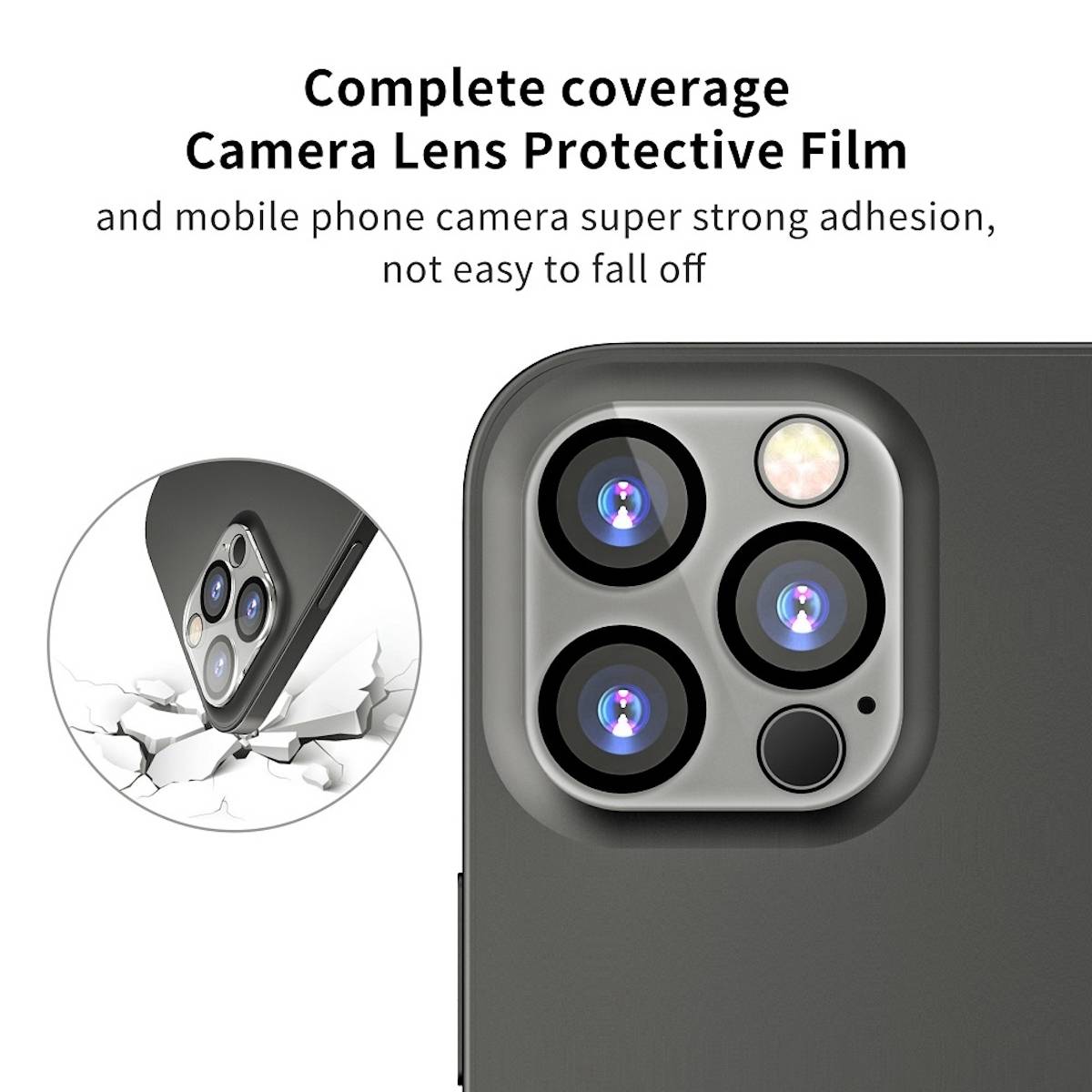 Für Apple iPhone 14 / 14 Plus 9H Back Kamera Schutz Hart Glas Cover mit Linsen Schutz Displayschutz
