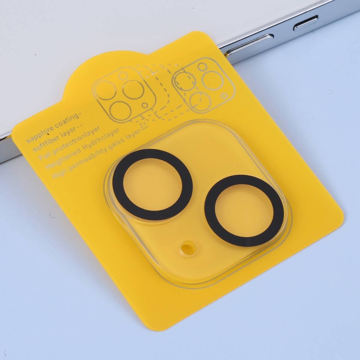 Für Apple iPhone 14 / 14 Plus 9H Back Kamera Schutz Hart Glas Cover mit Linsen Schutz Displayschutz