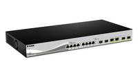 D-Link DXS 1210-12SC - Switch - Smart - 10 x 10 Gigabit SFP+ + 2 x combo 10 Gigabit SFP+/RJ-45