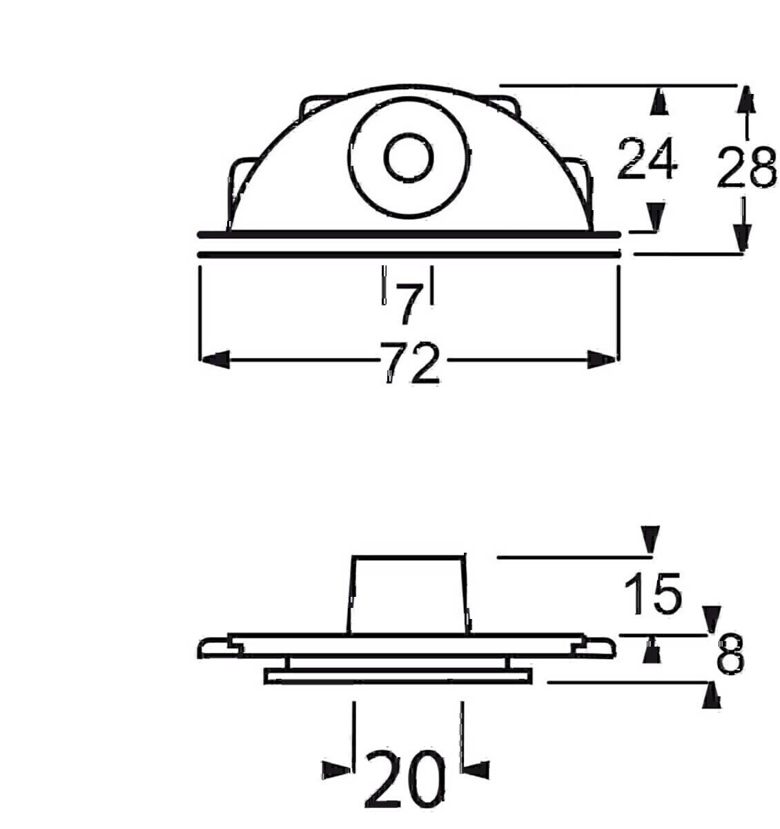 Busch-Jaeger Leitungseinführung blaugn 2139 W-53