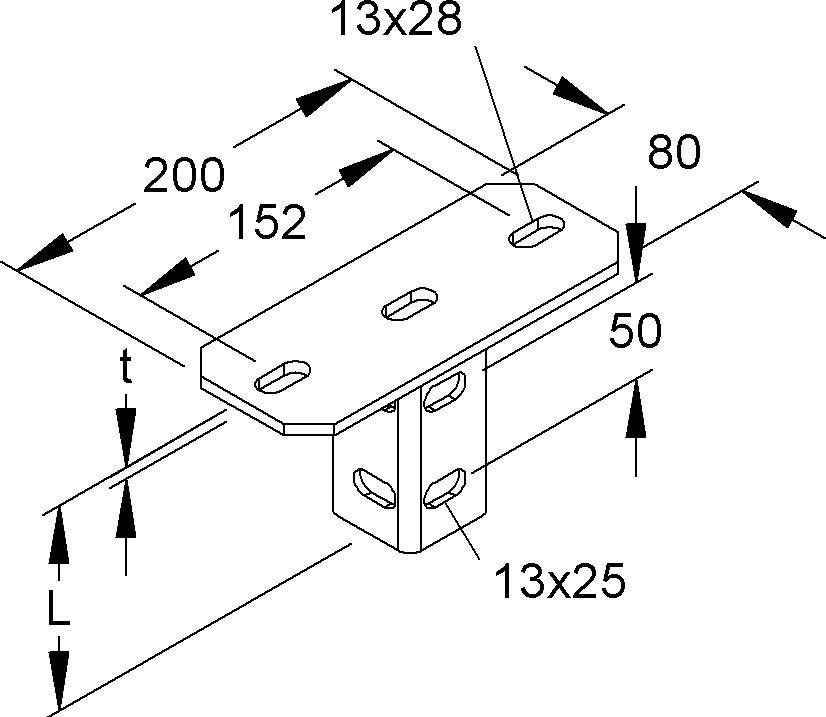 Niedax Kopfplatte KU 6040 E3