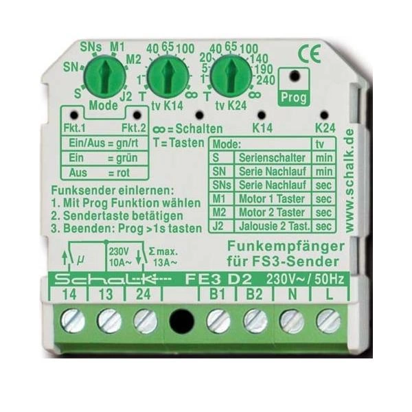 Schalk Funk-Empfängerschalter FE3 D2 Schalk Funk-Empfängerschalter FE3 D2