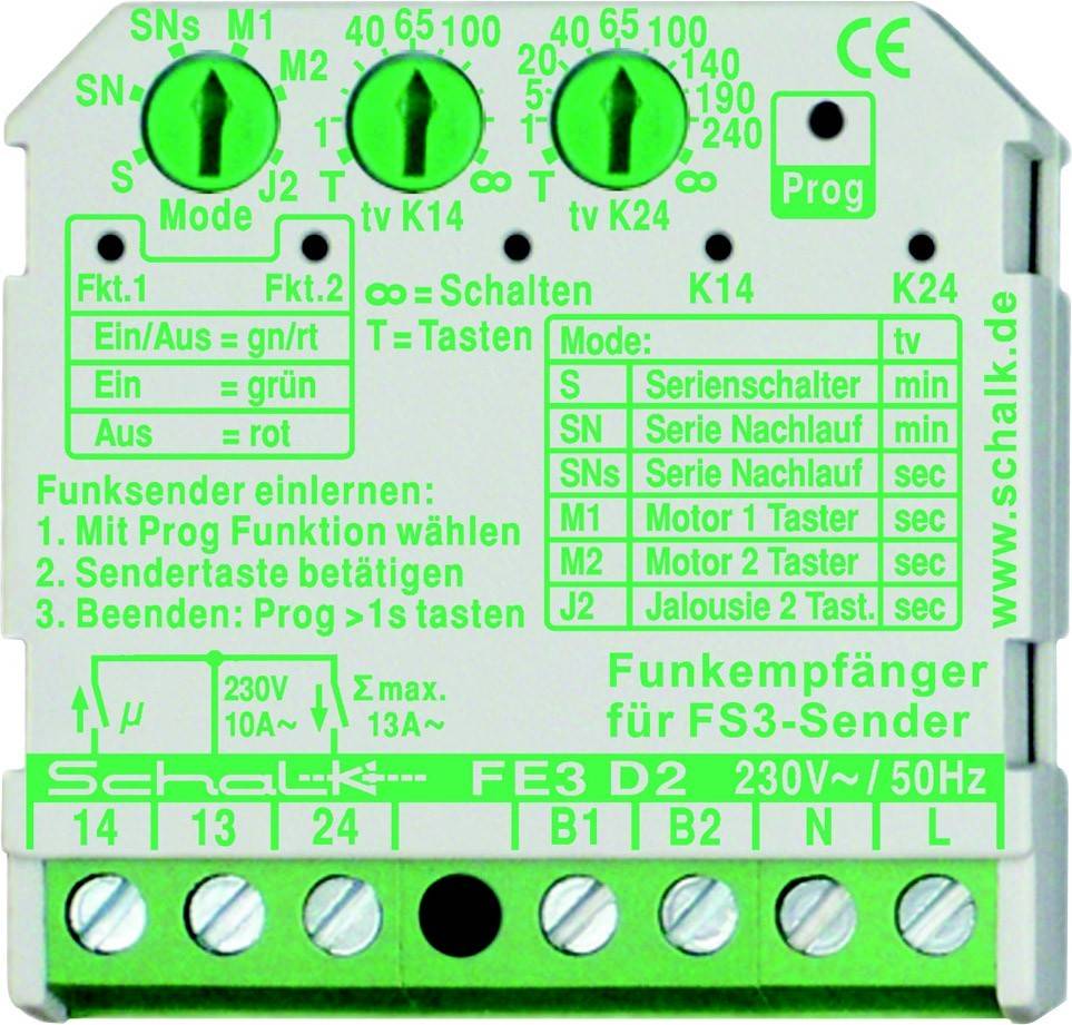 Schalk Funk-Empfängerschalter FE3 D2