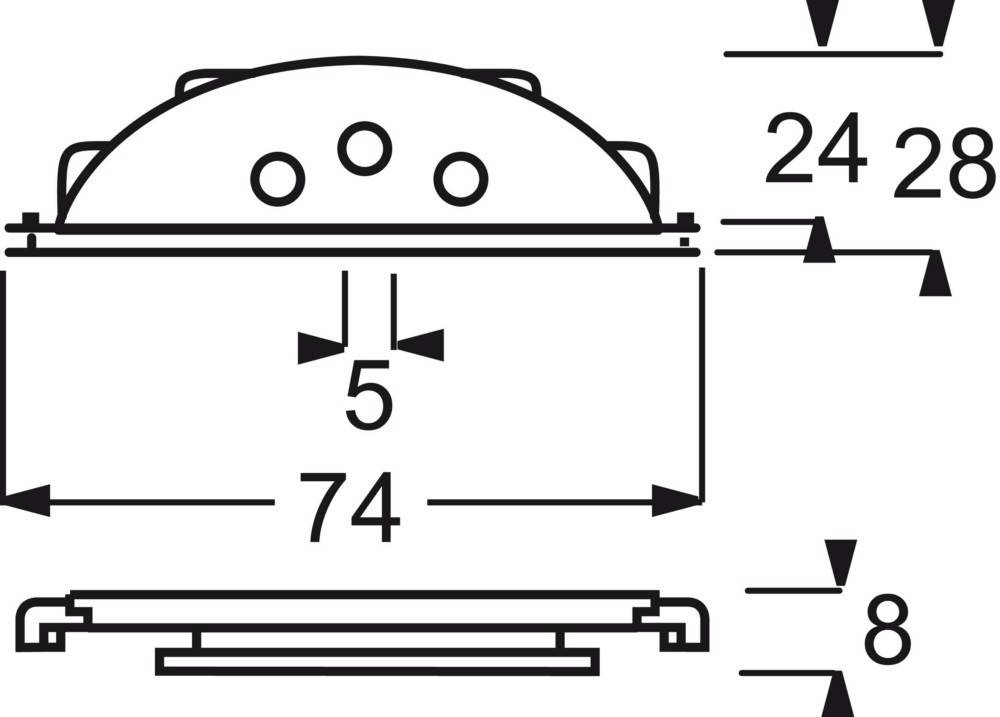 Busch-Jaeger Leitungseinführung aws 2134 W-54
