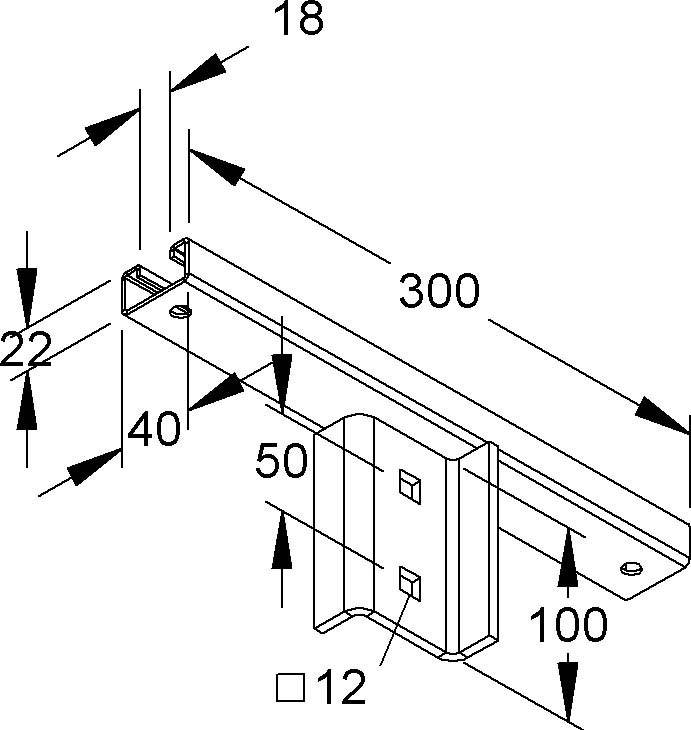 Niedax Klemmkopfplatte KUDP 50