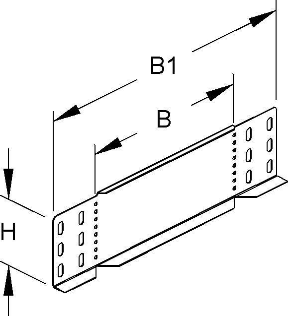 Niedax Reduzierabs.Winkel RA 85.200