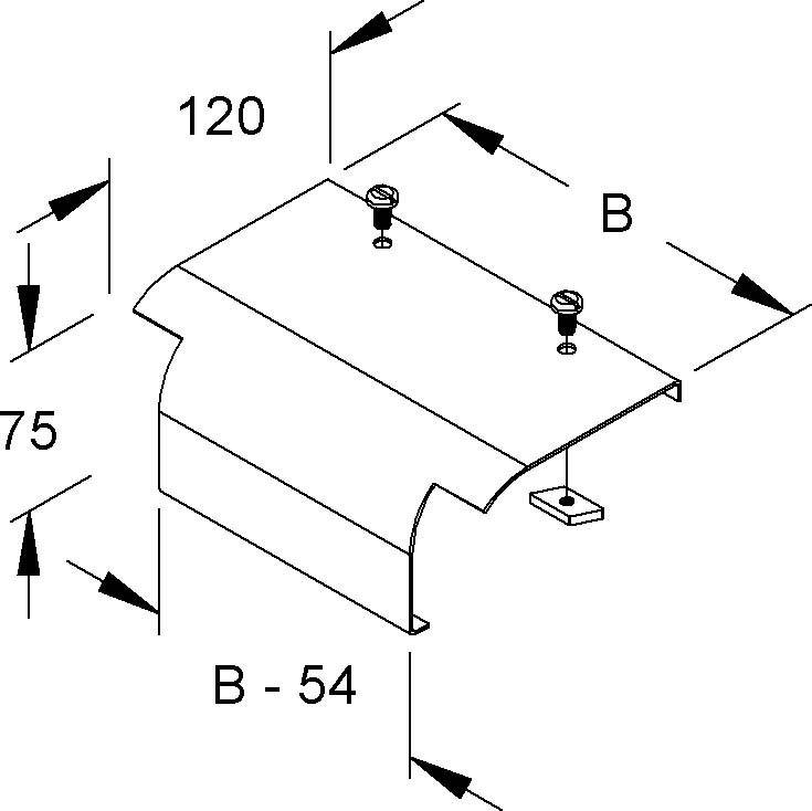 Niedax Endabgangsblech KLAB 400