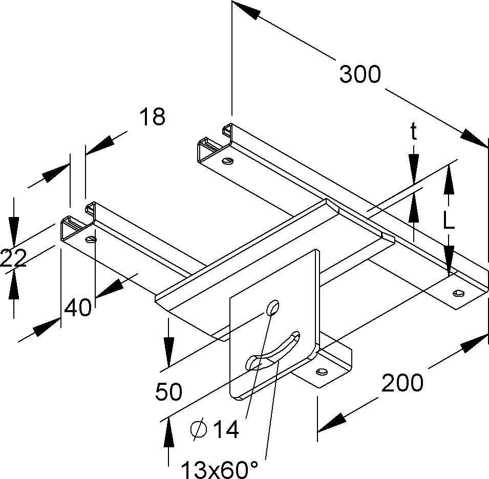 Niedax Kopfplatte KUGK 50