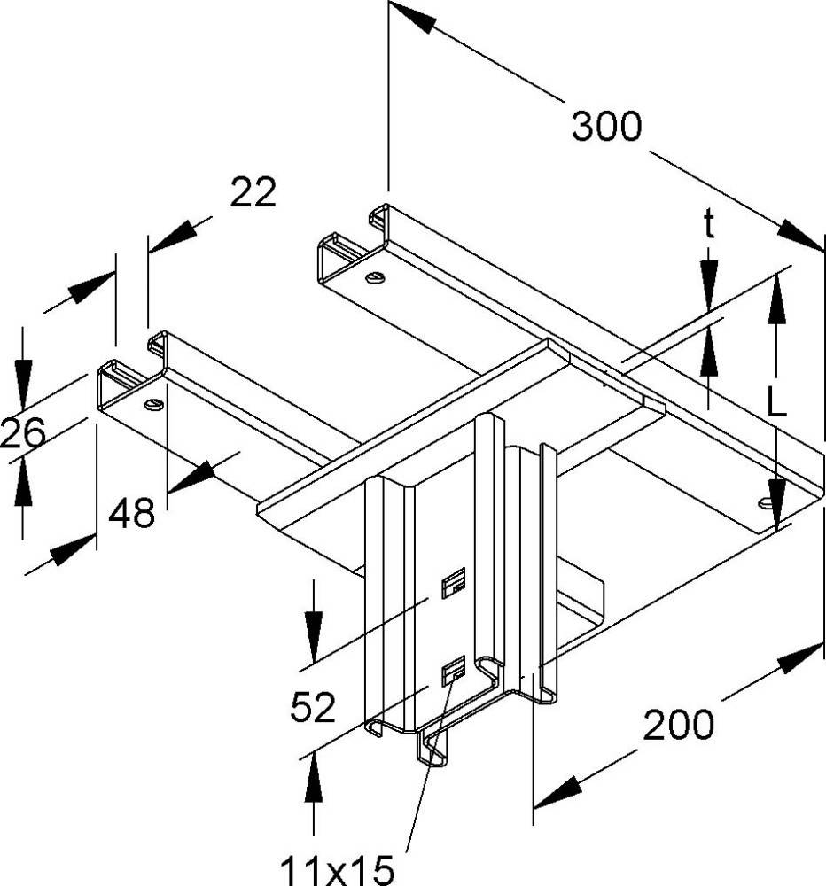 Niedax Kopfplatte KIDK 80
