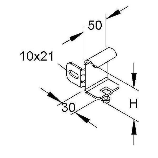 Niedax Endbefestigung KRBR 60 F