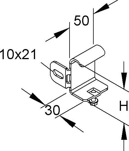 Niedax Endbefestigung KRBR 60 F