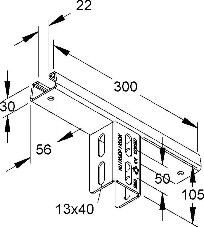 Niedax Kopfplatte KUDP 5050
