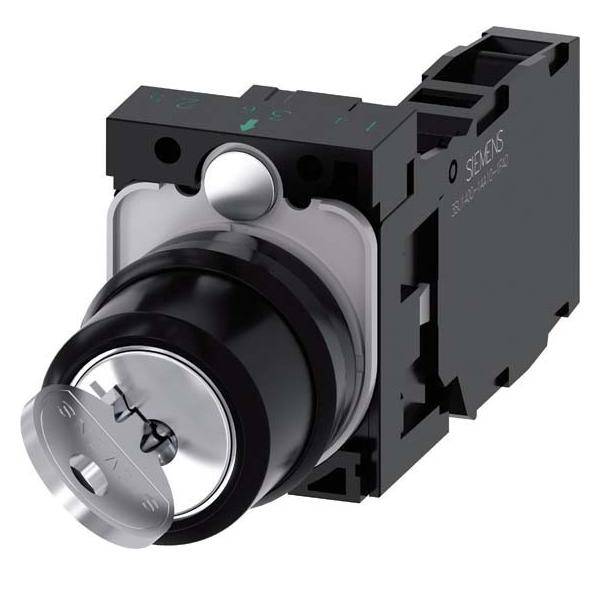Siemens Dig.Industr. Schlüsselschalter RONIS 3SU1100-4BF11-1FA0