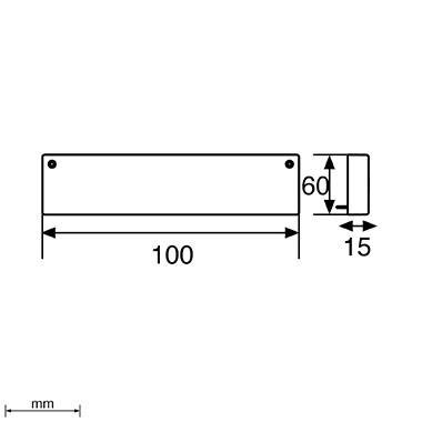 Unex Endstück grau 66113-48
