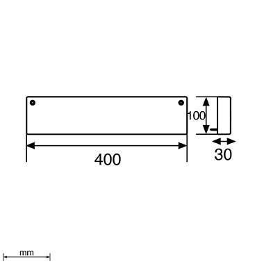 Unex Endstück grau 66433-48