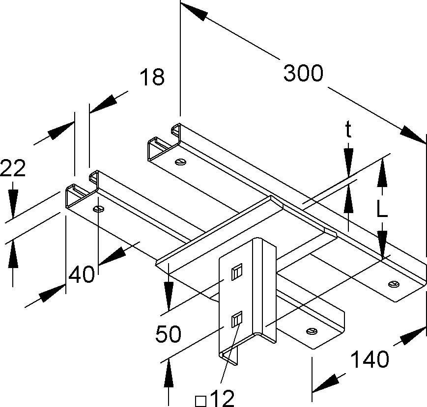 Niedax Klemmkopfplatte KUDK 4530 E3
