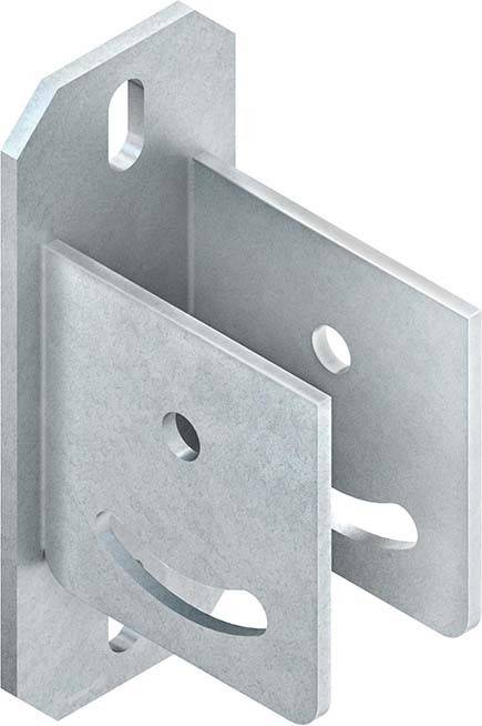 Niedax Schraubkopfplatte KUGH 5050 E5