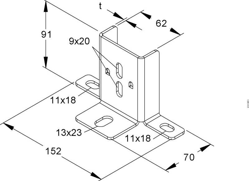 Niedax Steigetrassenbefestigung STBA 60 E5
