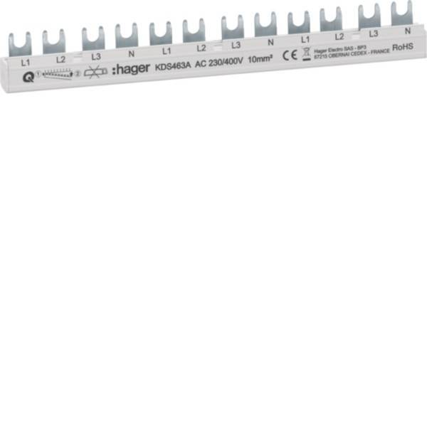 Hager Phasenschiene 12 Module KDS463A
