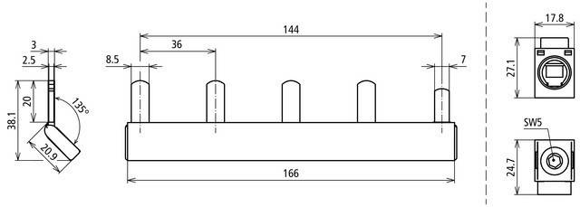 DEHN Modularverdrahtungssystem MVS 1 4 8 TT