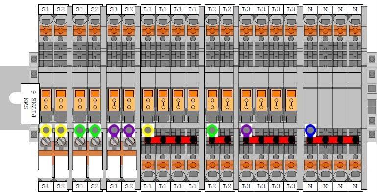 ABN Wandlerprüfklemme XSK281