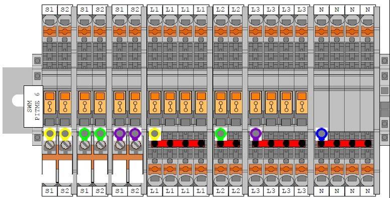 ABN Wandlerprüfklemme XSK281