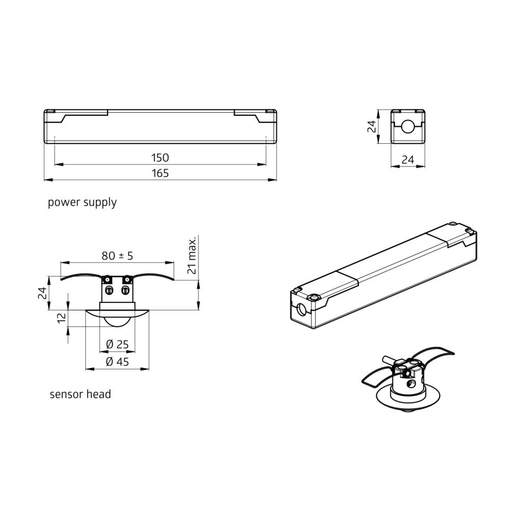 BEG Brück Electronic Bewegungsmelder PD9-1C-DE