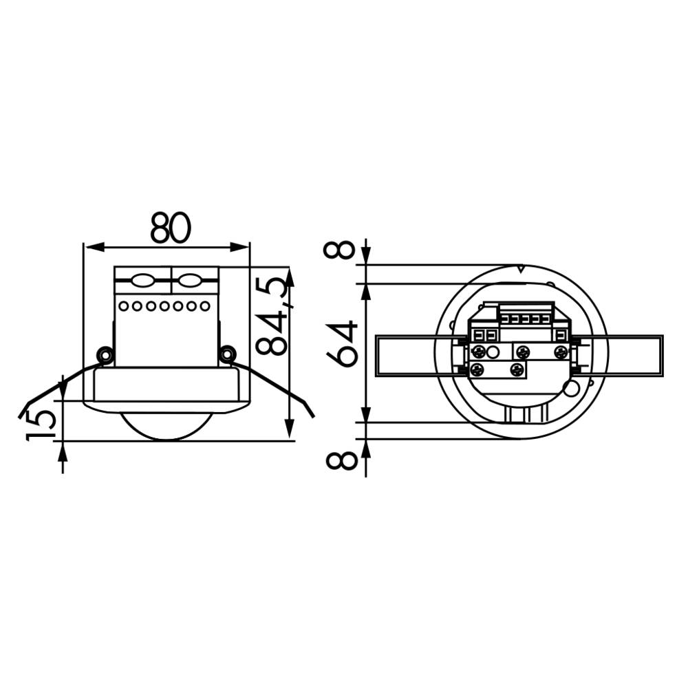 BEG Brück Electronic Präsenzmelder PD2-M-2C-11-48V3A-DE
