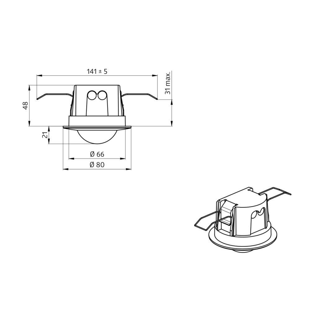 BEG Brück Electronic Bewegungsmelder BL2-PLUS-DE