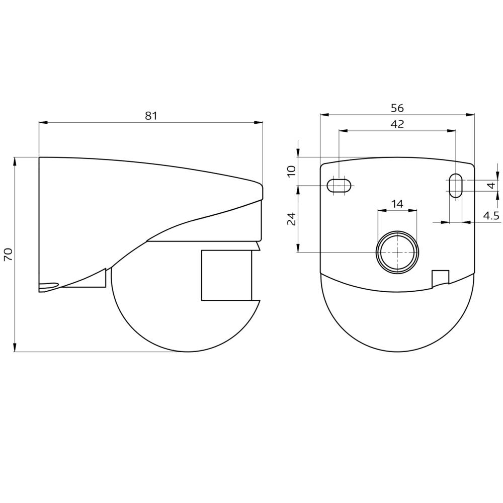 BEG Brück Electronic Multisensor LCMini120BMSDALI-2ws
