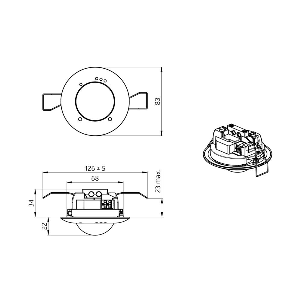BEG Brück Electronic Präsenzmelder PD2NKNXsOCCULOGDX-DE