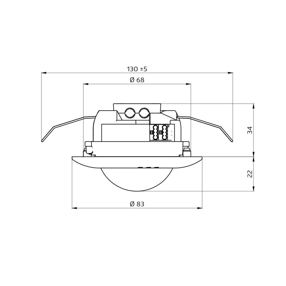BEG Brück Electronic Präsenzmelder PD2N-KNXs-ST-DE