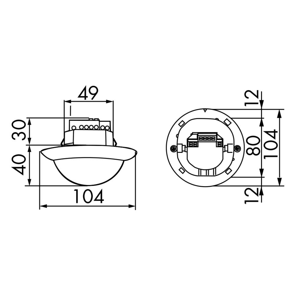 BEG Brück Electronic Präsenzmelder PD4-M-2C-UP