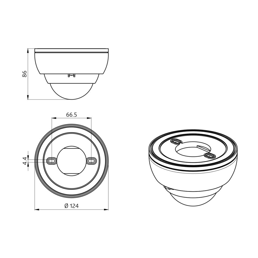 BEG Brück Electronic Präsenzmelder PD4-M-TRIO-K-3P-AP