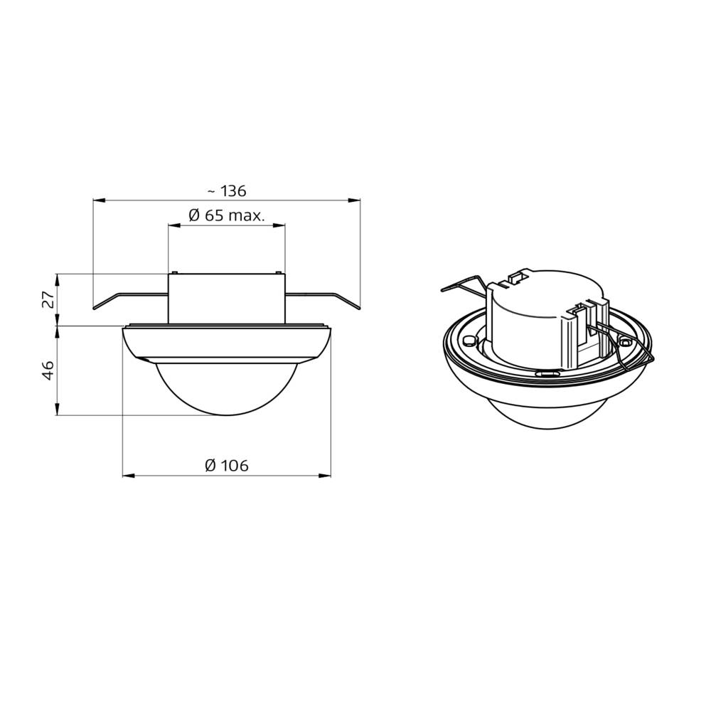BEG Brück Electronic Präsenzmelder PD4N-BMS DALI-2