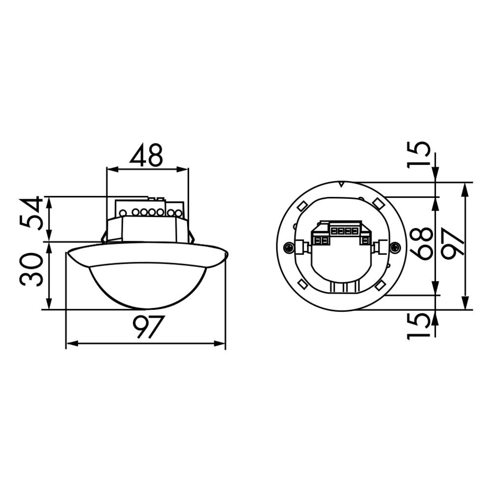 BEG Brück Electronic Präsenzmelder PD4-S-K-UP