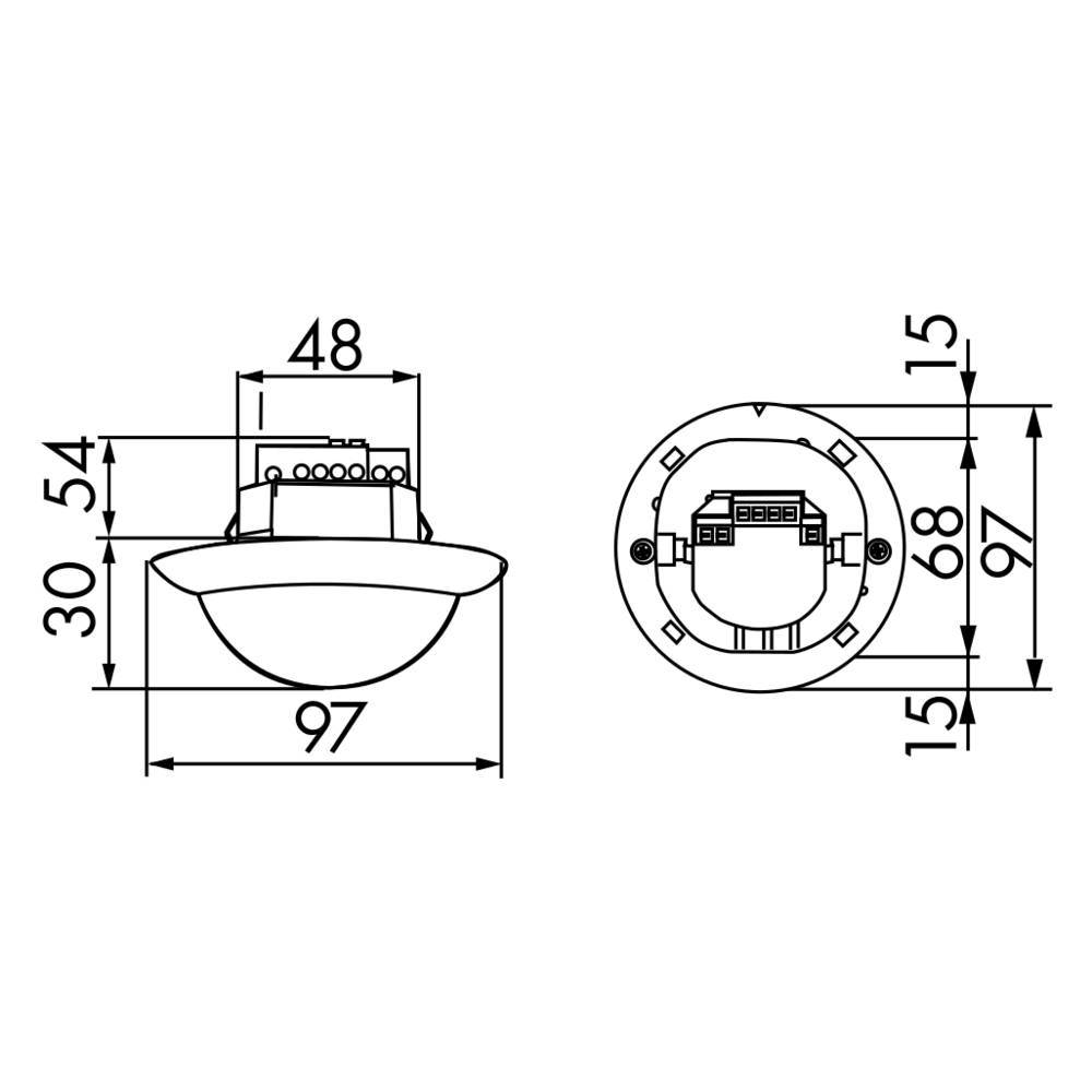 BEG Brück Electronic Präsenzmelder PD4-S-UP