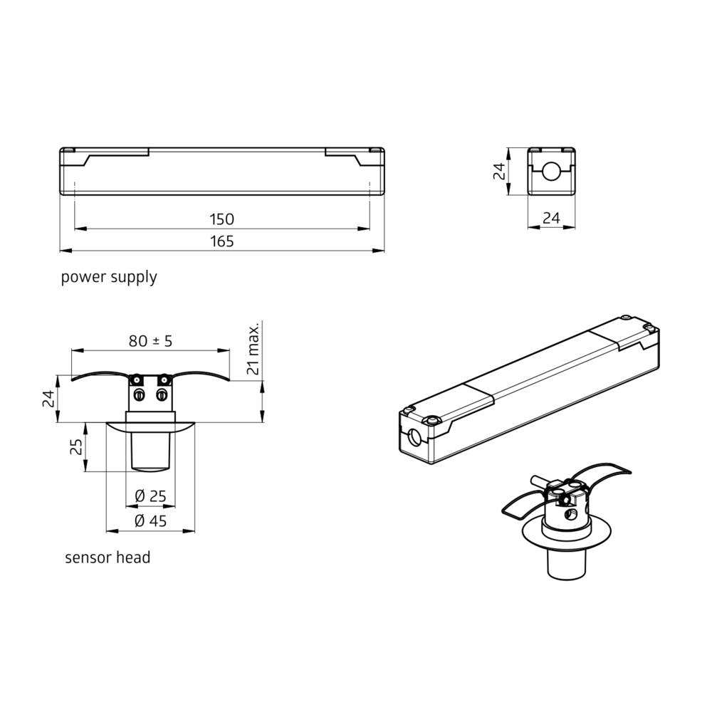 BEG Brück Electronic Bewegungsmelder PD9-1C-GH-DE