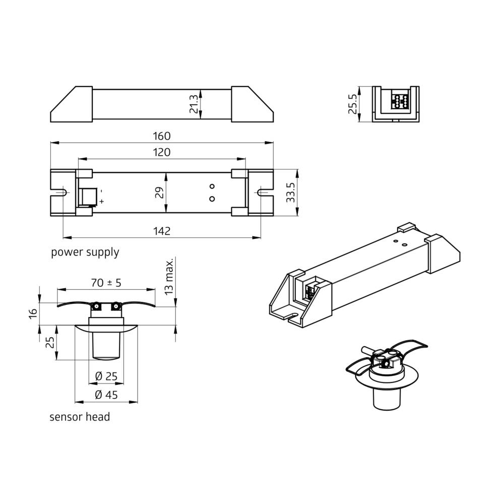 BEG Brück Electronic Präsenzmelder PD9-KNXs-GH-DX-DE