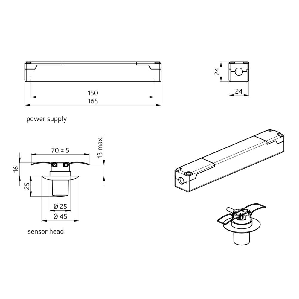 BEG Brück Electronic Präsenzmelder PD9-M-1C-GH-DE