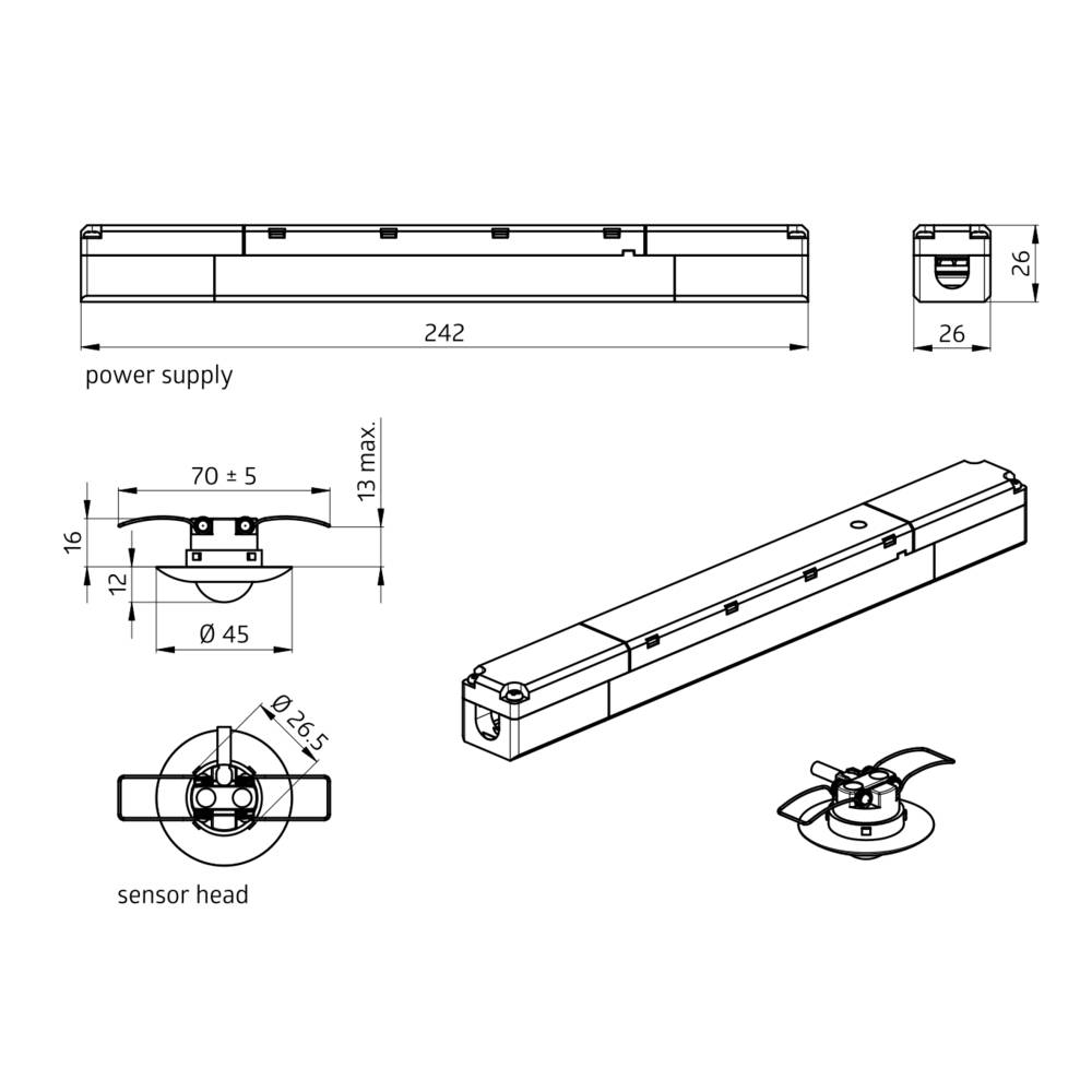 BEG Brück Electronic Präsenzmelder PD9N-M-DACO DALI-2