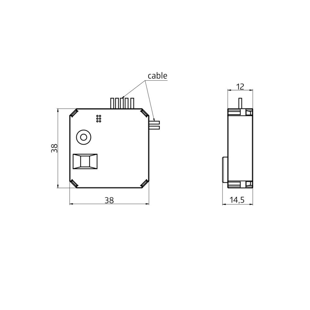 BEG Brück Electronic Tasterschnittstelle PBM-DALI-LINK-4W ws