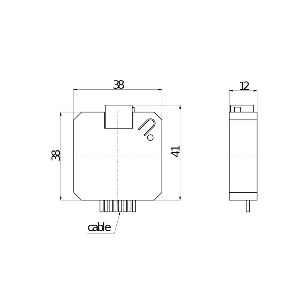 BEG Brück Electronic Tasterschnittstelle PBM-KNX-DX-4W