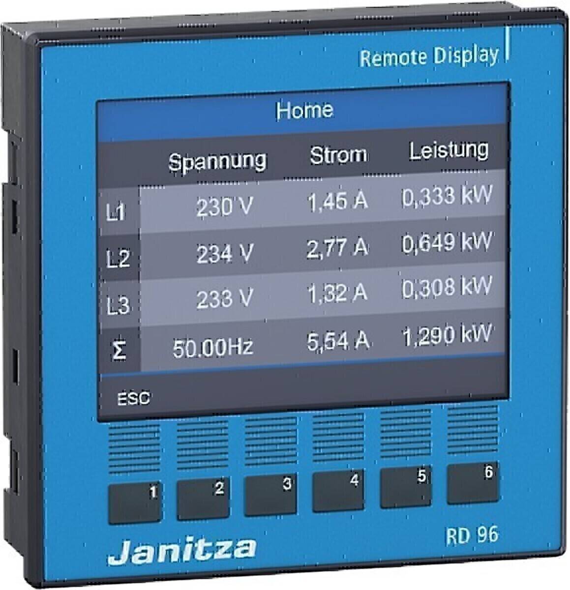 Janitza Electronic RD 96 abgesetztes Display 5231212