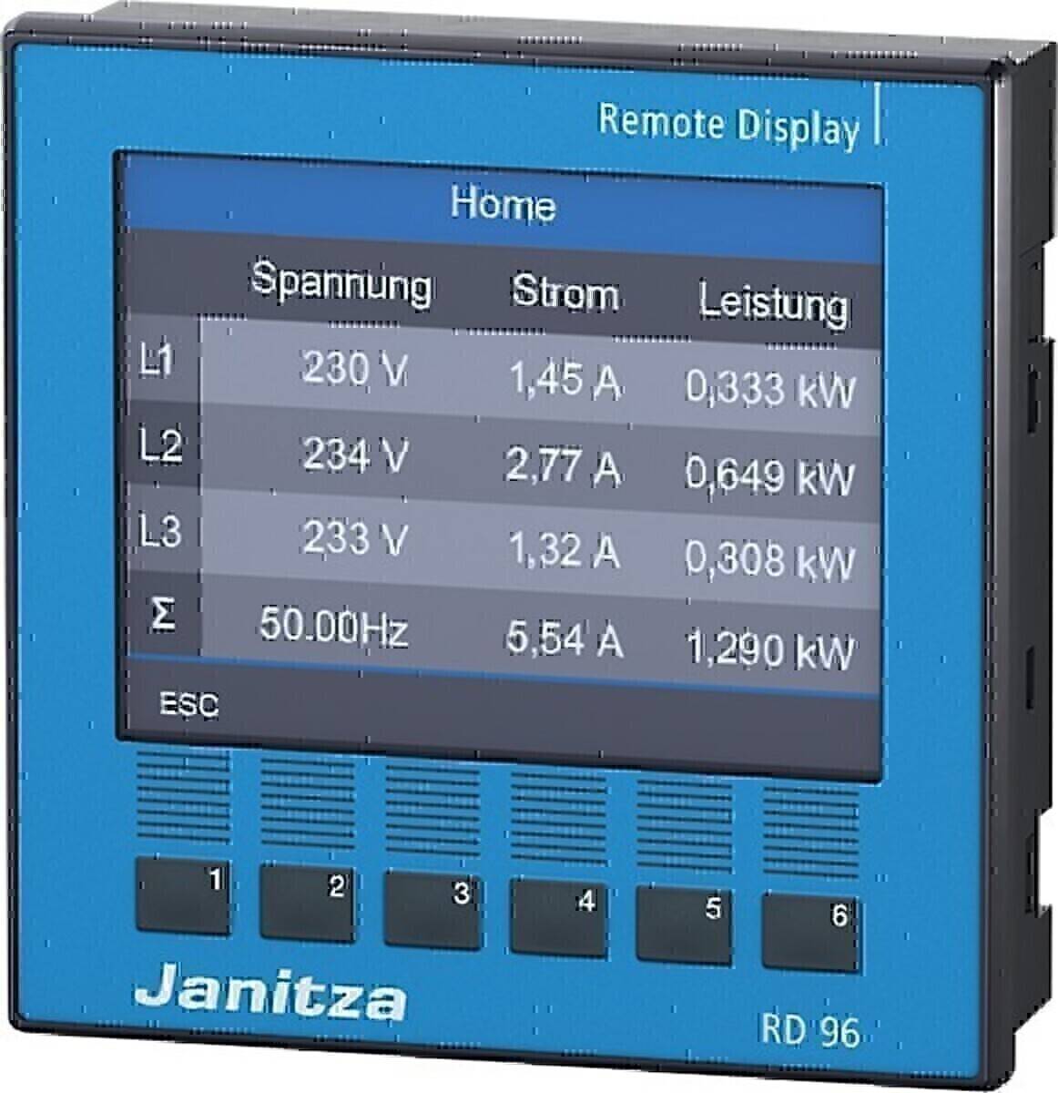 Janitza Electronic RD 96 abgesetztes Display 5231212