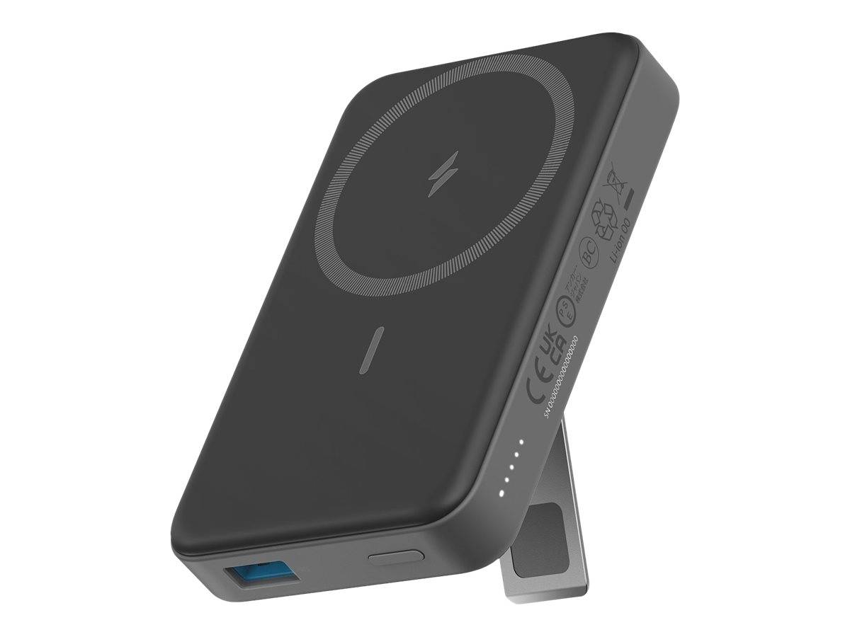 ANKER INNOVATIONS - Anker MagGo 633 - Induktive Power Bank - Magnethalterung - 10000 mAh - 20 Watt - PD - 2 Ausgabeansch