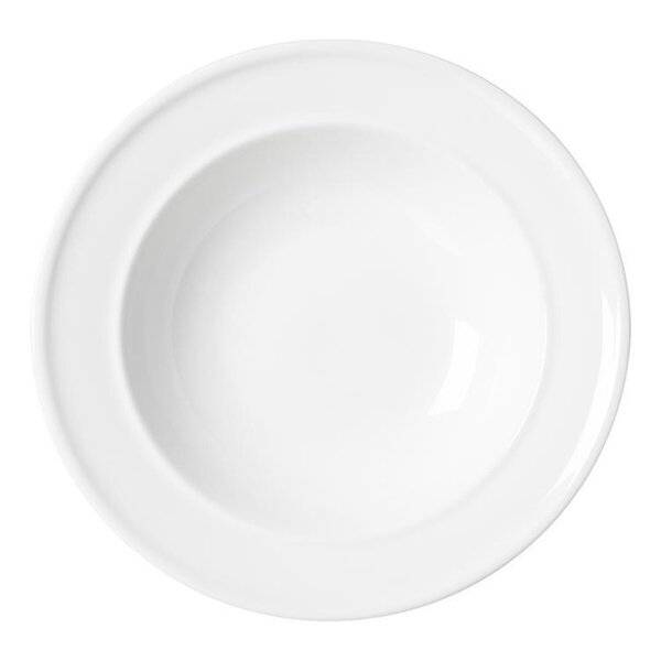 Suppenteller Simple - 22cm Porzellan weiß 6 Stück.