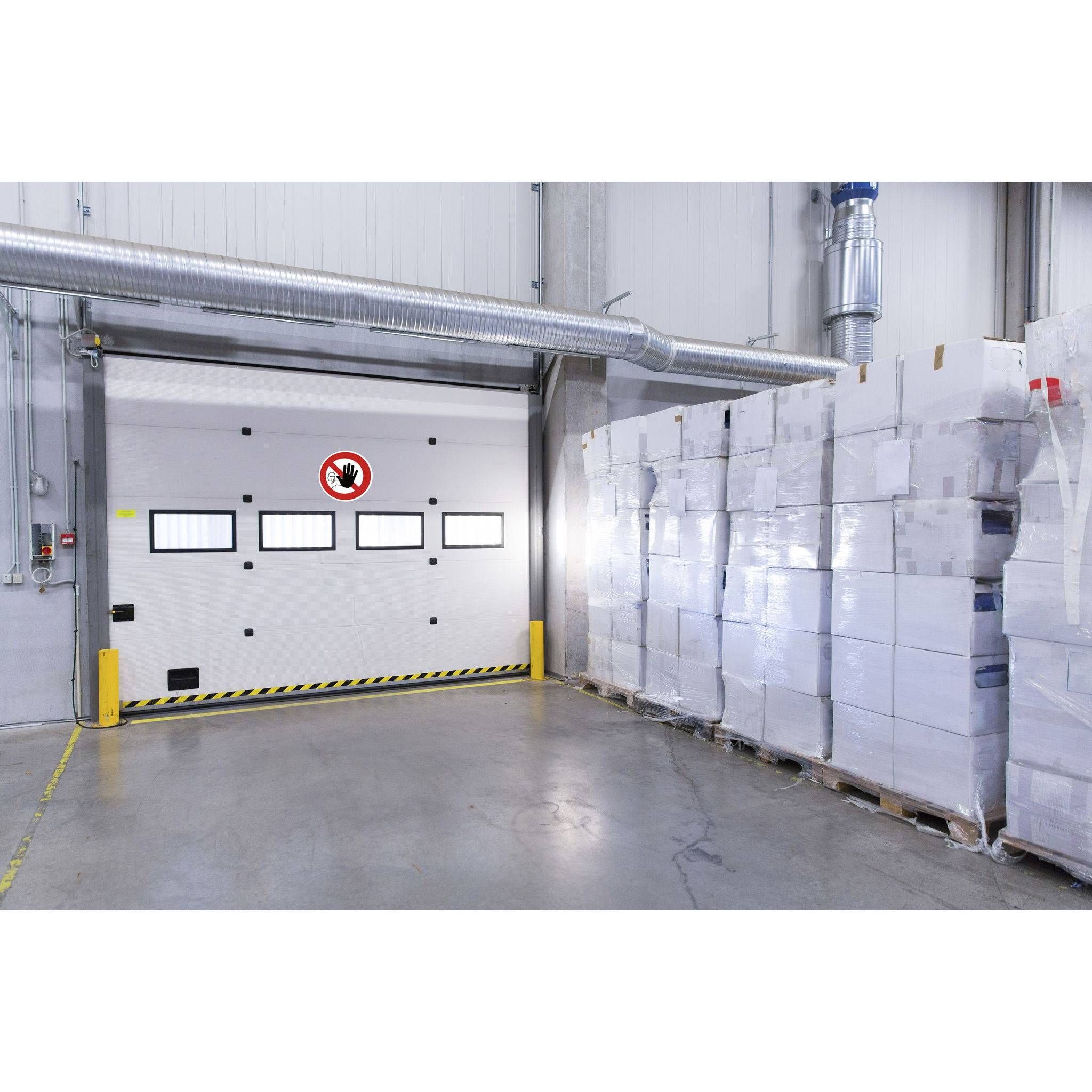 Exacompta Hinweisschild Zutritt verboten PVC selbstklebend 20 cm Rot 67013E